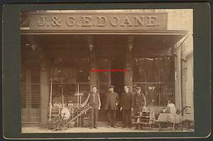 RARE 1880 Cabinet Photo Store Middleborough Ma   Massachusetts  