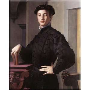   Man 13x16 Streched Canvas Art by Bronzino, Agnolo