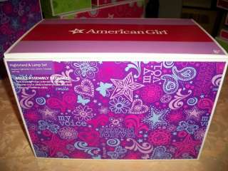 American Girl Doll AG EMPTY BOX Nightstand & Lamp Set  