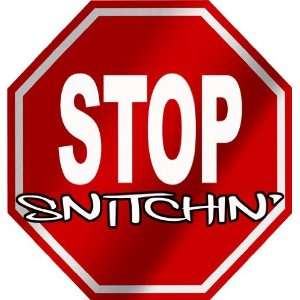    Stop Snitchin 8x10 Iron On T Shirt Transfer 