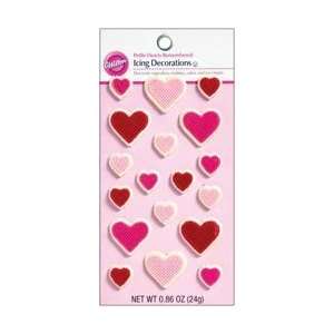  Wilton Icing Decorations Petite Heart Remembered 18/Pkg 