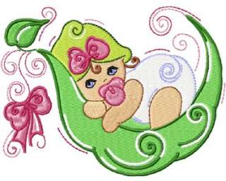 SWEET PEA BABY 20 MACHINE EMBROIDERY DESIGNS + EXTRAS  