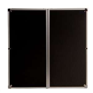  Black Aluminum Darftboard Cabinet