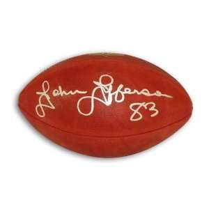  John Jefferson Autographed Football   Autographed 