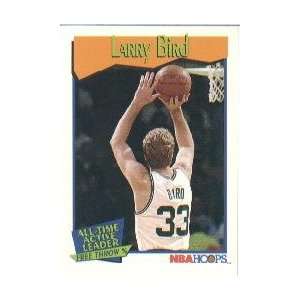   Hoops #532 Larry Bird All Time Active Leader Free Throw % Sports