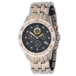   Mariners Silver/Gold Mens Legend Swiss Wrist Watch