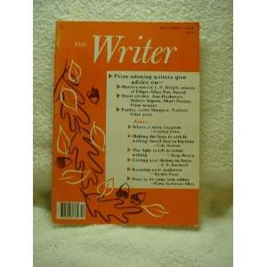  The Writer   October 1988   Prize Winning Writers Give Advice 