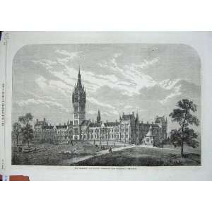 1866 Glasgow University Buildings Architecture Art 