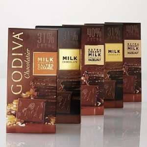Godiva, 41% Milk Chocolate Hazelnut, 10   3.5 Ounce Bars  
