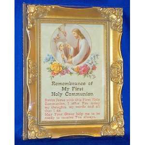  First Communion Girl   9 x 7 picture frame Everything 