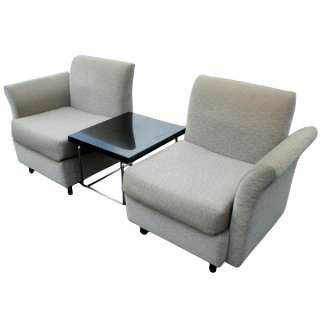Brayton International Lounge Chairs Granite Side Table  