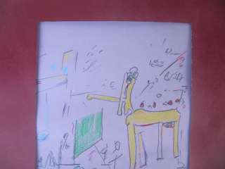 MATTA   SIGNED SURREALISTIC PAINTING half price from 180.  USD %%% 99 