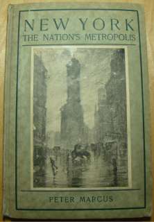 1921.SIGNED.New York Metropolis.Peter Marcus.Hewlett.Architecture 