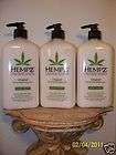 lot 3 hempz original herbal daily body moisturizer lotion supre new 