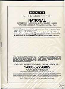 2001 Scott National U.S. Album Supplement  