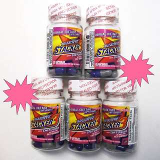 bottles of 20ct, 100 pills of Stacker 3 Ephedra free  