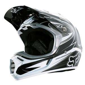  Fox Racing V3 Race Helmet   2008   X Large/Black 