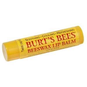  Burts Bees  Beeswax, Lip Balm, .15oz Health & Personal 