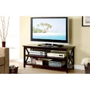  Mission Style Plasma LCD TV Stand Console With Audio And 