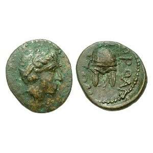    Orthagoria, Macedonia, c. 350 B.C.; Bronze AE 15 Toys & Games