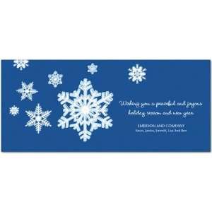  Business Holiday Cards   Snowy Crystals By Studio Basics 