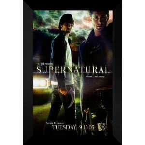  Supernatural (TV) 27x40 FRAMED TV Poster   Style C 2005 