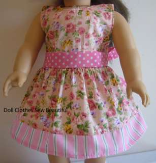 DOLL CLOTHES fits American Girl Mixed Print Sundress  