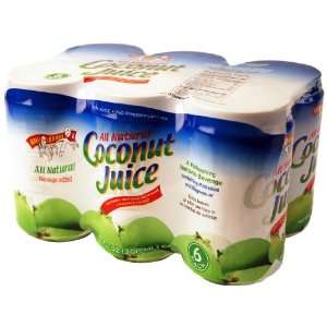 Amy & Brian Natural Coconut Juice Pulp Free, 10 Ounce (Pack of 24 