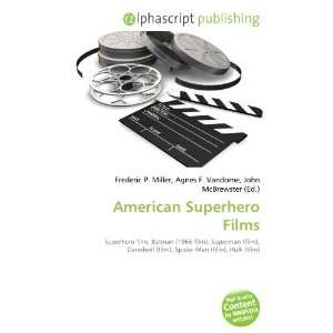  American Superhero Films (9786133887749) Books