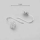 Emporio Armani .925 Sterling Silver Earrings $150 Brand New With Gift 