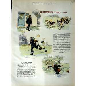  1892 Story Red Herrings Parcel Post Postman Hounds