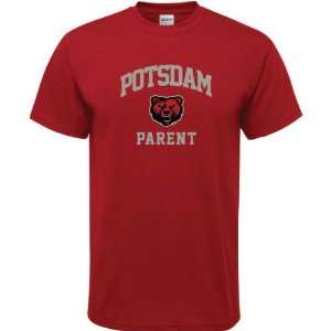  SUNY Potsdam Bears Cardinal Red Parent Arch T Shirt 