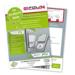  2 x atFoliX FX Mirror Stylish screen protector for Haier C2010 