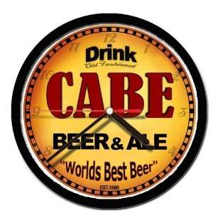  CABE beer and ale cerveza wall clock 