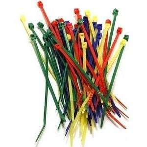  New   Belkin 7.5 Inch Multicolored Cable Ties 52 Pieces 