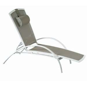  Les Jardins SUN1001 Out of Blue Sunbow Chaise in White 