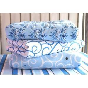  Caden Lane Luxe Collection Changing Pad Cover   Blue 