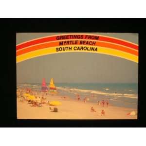  Greetings from Myrtle Beach, South Carolina Postcard not 