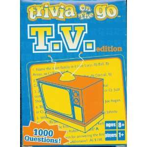  Trivia on the Go T.V. Edition Toys & Games