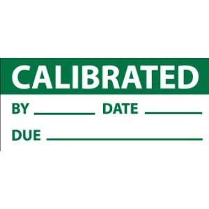  LABELS CALIBRATED (GREEN/WHITE)
