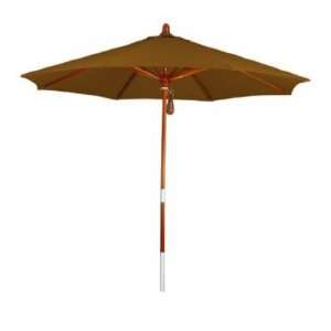 California Umbrella MARE908 5488 9 Feet Sunbrella Fabric Pulley Open 