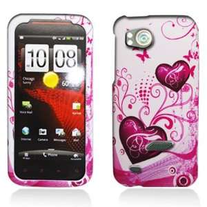  Popular Rubberized Image Case,pink Hearts Case Cover for 