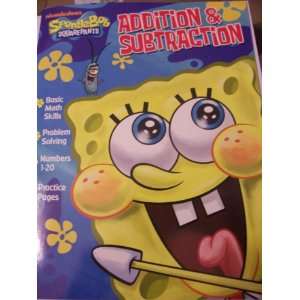   Squarepants Learning Workbook ~ Addition & Subtraction Toys & Games