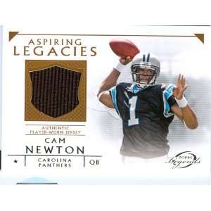   Authentic Cam Newton Rookie Game Worn Jersey Card