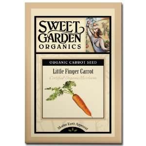   Finger Carrot   Certified Organic Heirloom Seeds Patio, Lawn & Garden