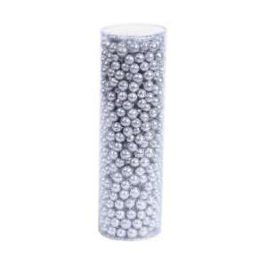   PVC Tubes W/Iridescent Silver Styrofoam Decorative Balls 3.5 x 11