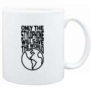  Mug White  Only the Stylophone will save the world 