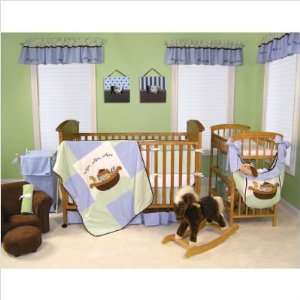  Trend Lab Noahs Ark Green and Blue Window Valance Baby