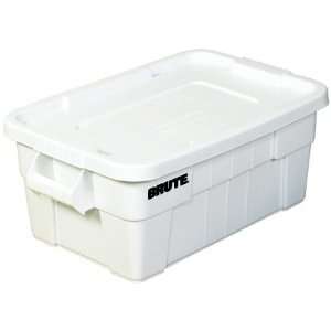 18 x 28 x 11 White Brute Totes with Lid (1/Pack)
