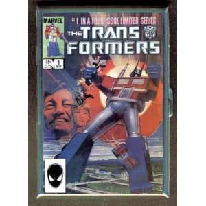 TRANSFORMERS COMIC BOOK #1 ID Holder, Cigarette Case or Wallet Made 